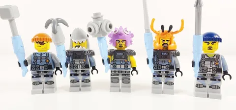 Lego Lego Ninjago Movie Shark Army Minifigure Lot of 5 Puffer Great White Gunner