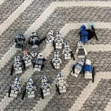 Blue Lego Stormtroopers Lot Of 17
