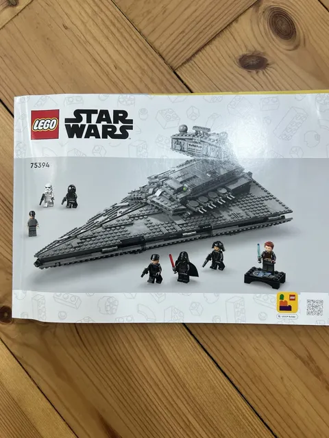 LEGO Star Wars Imperial Star Destroyer 75394 Illustrated Instruction Manual