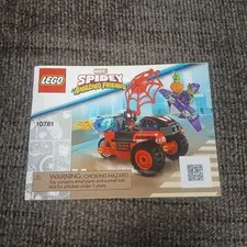 Lego Marvel Super Hero 10781 Spider-Man's Techno Trike Manual Only
