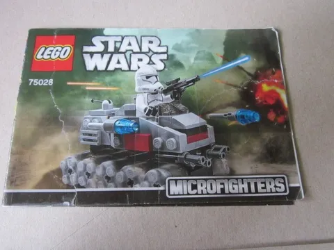 Lego Speed Star Wars Building Instructions Instruction 75028 Microfighters