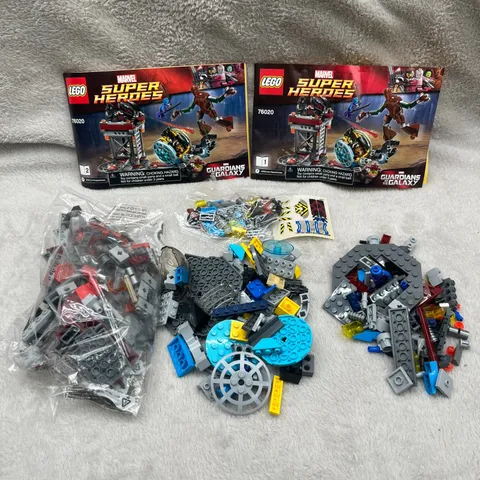 LEGO Marvel Super Heroes Knowhere Escape Mission 76020  * Not Complete