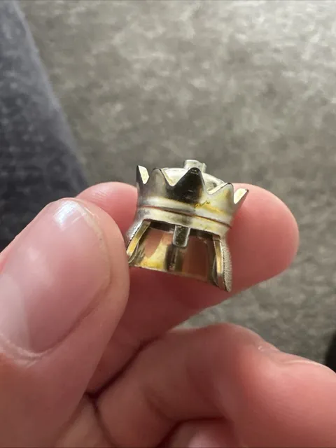 Lego 71015 Gold Chrome Crown Castle Minifigure Headgear Accessory
