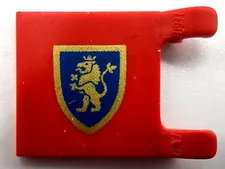 Lego Red Flag Coat Of Arms For Knights