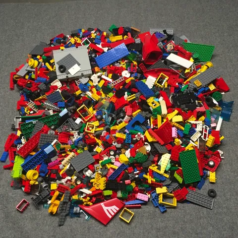 2 LB Pound LEGO Random Pieces Mix Colors Types Bag Lot Bulk Brick Plate Tile