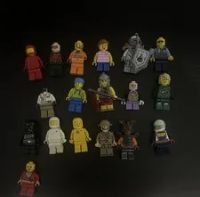 LEGO Minifigure Lot Assorted Mixed Characters Multiple Figures Plastic