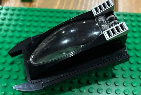 Lego Part Batman 7783 Windscreen Window w/ RARE Trans-Clear Bubble Canopy