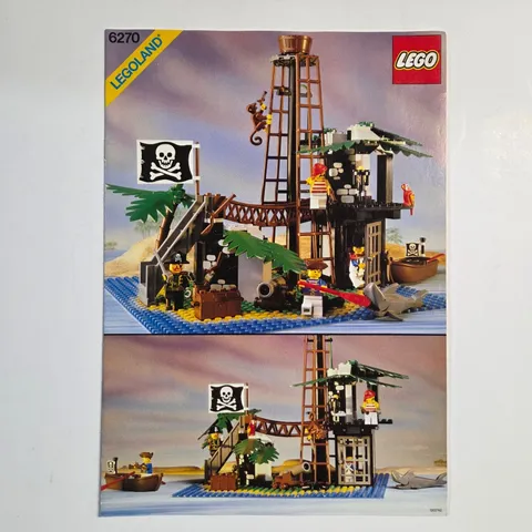 LEGO 6270 Forbidden Island Instructions Manual Pirates Legoland Vintage 1989