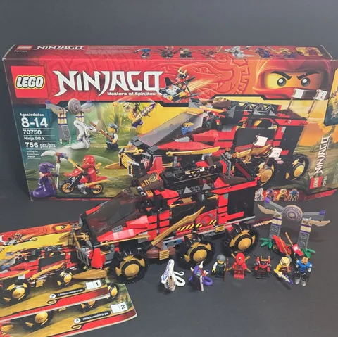 LEGO NINJAGO Masters of Spinjitzu 70750 Ninja DB X 756 pcs Box+Instr