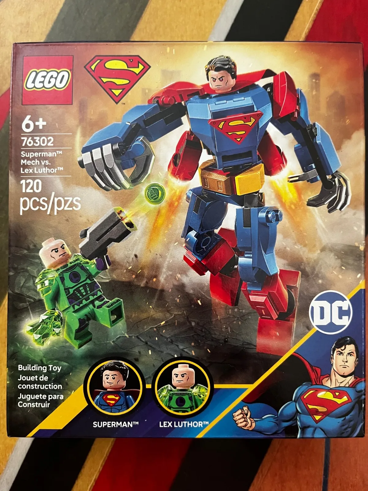 LEGO DC 76302 Superman Mech vs. Lex Luthor NEW Sealed Super Heroes Set