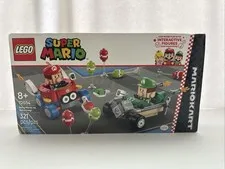 Super Mario Kart Baby Mario vs. Baby Luigi Building Toy 72034, 321 Pieces