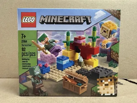 LEGO Minecraft - 21164 - The Coral Reef - NEW - SEALED - FREE SHIPPING
