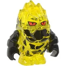 LEGO POWER MINERS Rock Monster Minifigure 8188 Combustix Trans-Yellow New