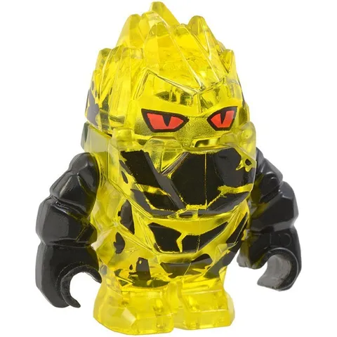 LEGO POWER MINERS Rock Monster Minifigure 8188 Combustix Trans-Yellow New