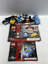 Lego Disney Pixar Cars & Cars 2  Lot Set 9480 & 8206 Incomplete