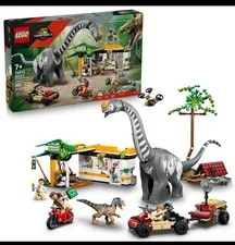 LEGO® Jurassic World Raptor & Titanosaurus Tracking Mission Dinosaur Toy 76973