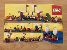 Lego Vintage Castle 1584 Knights Challenge BACK OF BOX ONLY /NO PARTS