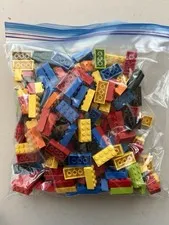 Lego Bricks 0.5lb Bulk Lot. Different Colors Lego Bricks