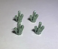 Lego Lot Of 4 Sand Green Rock Rocks Crystals Crystal New City Mine Gem Stone