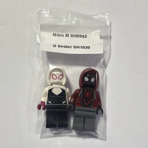 LEGO Miles Morales Spider-Man & Ghost-Spider Minifigures SH0943 SH1030 Polybag