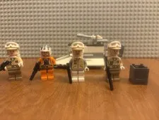 2009 Star Wars Lego set #8083 Rebel Trooper Battle Pack complete!