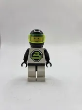 LEGO Space Blacktron 2 Minifigure SP002 With Airtanks Well Used Sold As Is