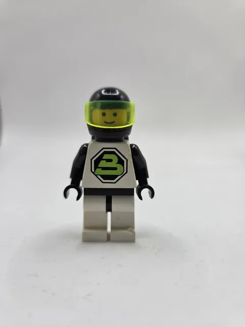 LEGO Space Blacktron 2 Minifigure SP002 With Airtanks Well Used Sold As Is