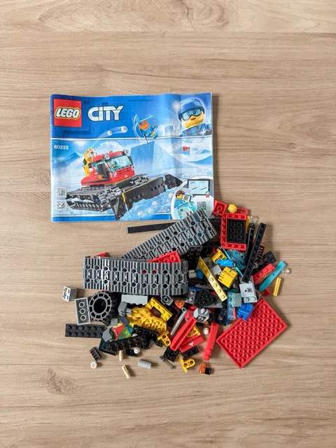LEGO City 60222 Snow Groomer Great Vehicles Bulk Lot w/ Instructions 197pcs