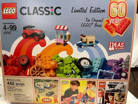 Lego Classic BRICKS ON A ROLL 60TH ANNIVERSARY LIMITED EDITION #10715 NEW