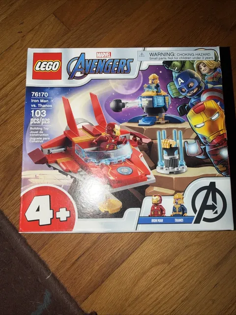 Lego 76170 Marvel Avengers Iron Man Vs. Thanos Set NEW Sealed 103 pcs