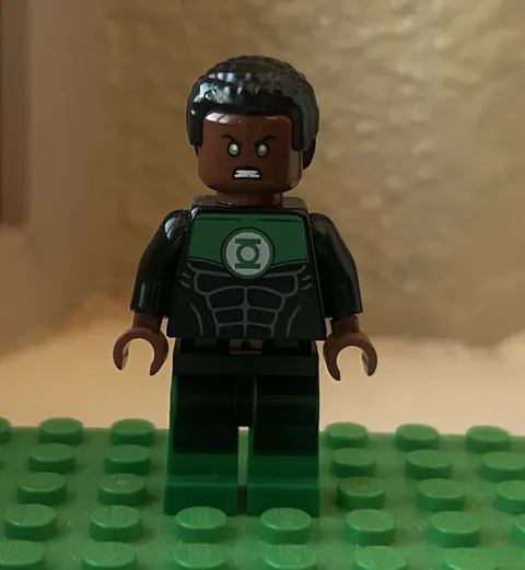 LEGO DC SuperHeroes Green Lantern John Stewart RARE AUTHENTIC Minifig