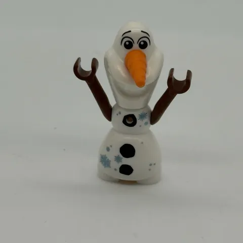 LEGO® Minifigure Olaf - Metallic Light Blue Snowflakes - Disney Frozen (dp074)