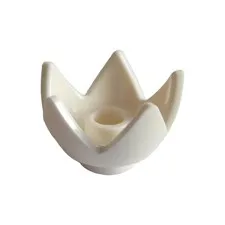 LEGO 12x White Minifigure, Headgear Crown Eggshell with 5 Points inv.639
