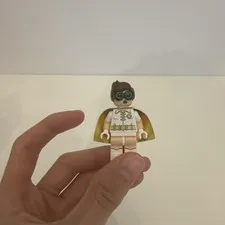 LEGO Disco Robin Minifigure White Outfit Cape Green Goggles Minifigure