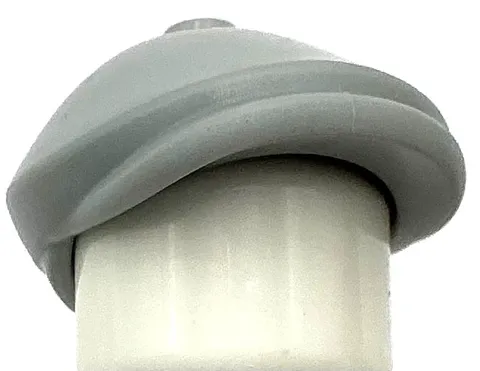 Lego New Light Bluish Gray Minifigure Headgear Hat Flat Piece