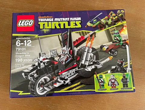 NEW LEGO TMNT Shredder's Dragon Bike 79101 198pcs Box Ages 6-12 Shredder