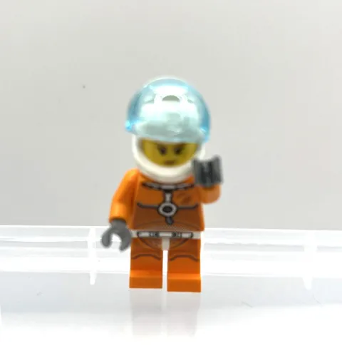 Lego Minifigure - Astronaut - Female, Orange Spacesuit Space Exploration: cty100