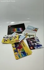 Lot Of 7 Pcs Assorted Lego Multicolor Mixed Instruction Manuals For Age 3+