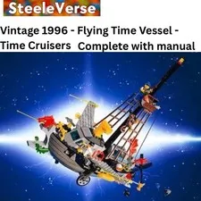 LEGO Vintage 6493 Flying Time Vessel Complete w/ Manual Time Cruisers 1996
