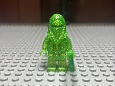 Lego Star Wars Imperial Guard Prototype Minifigure Transparent Glitter Green