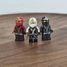 Lego Ninjago The Final Battle Lot of 3 Kai Zane Cole Njo0071 Njo0080 Njo0076