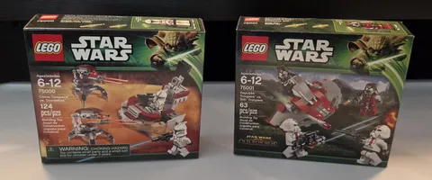 Lego Star Wars Battle Pack 2-Set (75000, 75001) Sealed