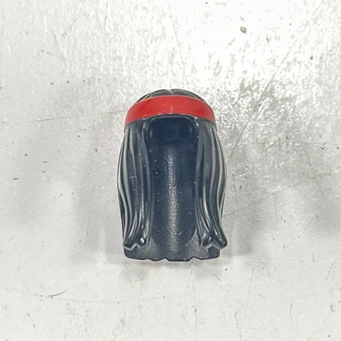 LEGO Minifigure Black Hair Native Hippie Nature Rocker Long Wig Red Headband