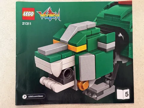 2018 LEGO Ideas Voltron Set 21311 Instruction Booklet Manual ONLY Volume 5