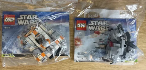Lego Star Wars Microfighters Bundle x2 sets 75074 ,  75075