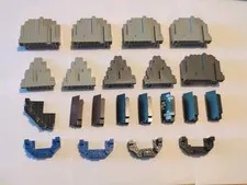 Vintage 1990s LEGO Castle Knights Wall Castle Solid Pieces