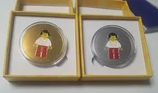2 X Lego coin 2026 Lego store Korea Gold & Silver membership, exclusive & rare!!