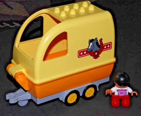 Lego Duplo Horse Trailer 10807 Replacement Trailer & Equestrian Figure