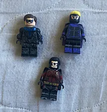 LEGO Custom DC Minifigure lot of 3