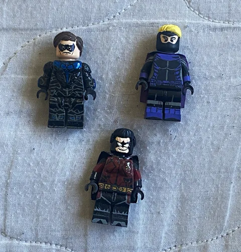 LEGO Custom DC Minifigure lot of 3
